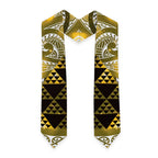 Matariki New Zealand Graduation Stole NZ Niho Taniwha Maori New Year Yellow Galaxy
