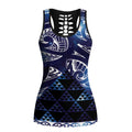 Matariki New Zealand Hollow Tank Top NZ Niho Taniwha Maori New Year Blue Galaxy