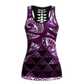 Matariki New Zealand Hollow Tank Top NZ Niho Taniwha Maori New Year Purple Galaxy