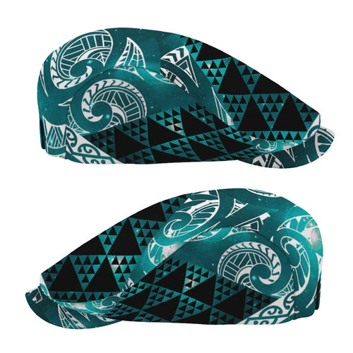 Matariki New Zealand Jeff Hat NZ Niho Taniwha Maori New Year Cyan Galaxy