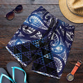Matariki New Zealand Shorts for Men NZ Niho Taniwha Maori New Year Blue Galaxy