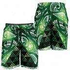 Matariki New Zealand Shorts for Men NZ Niho Taniwha Maori New Year Green Galaxy