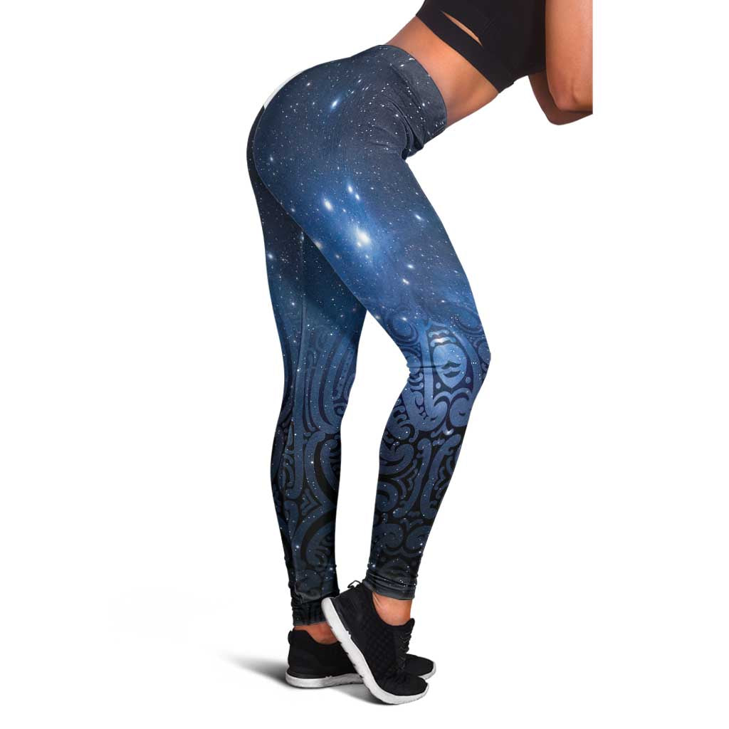 Matariki Te Tau Hou Māori Leggings New Zealand Starry Sky LT07