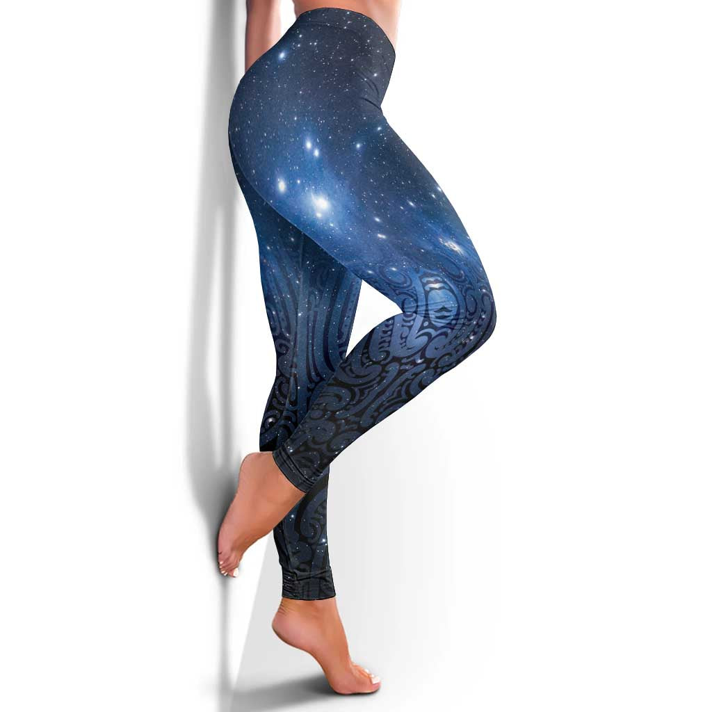 Matariki Te Tau Hou Māori Leggings New Zealand Starry Sky LT07