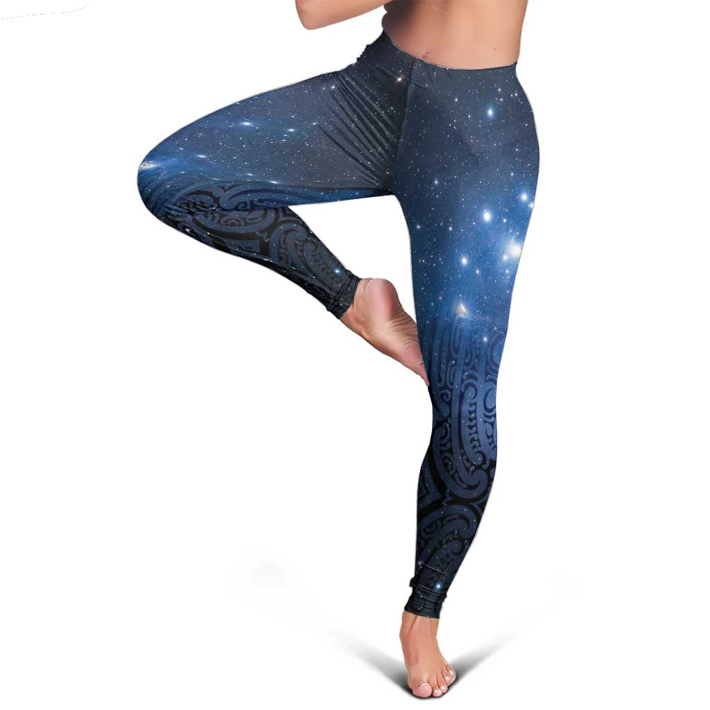 Matariki Te Tau Hou Māori Leggings New Zealand Starry Sky LT07