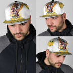 Melbourne Cup Australia Snapback Cap Horse Racing Horseshoe Mix Yellow Roses - Aussie Hoodie