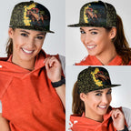Melbourne Horse Racing Snapback Cap Yellow Roses - Ready Set Gallop - Aussie Hoodie