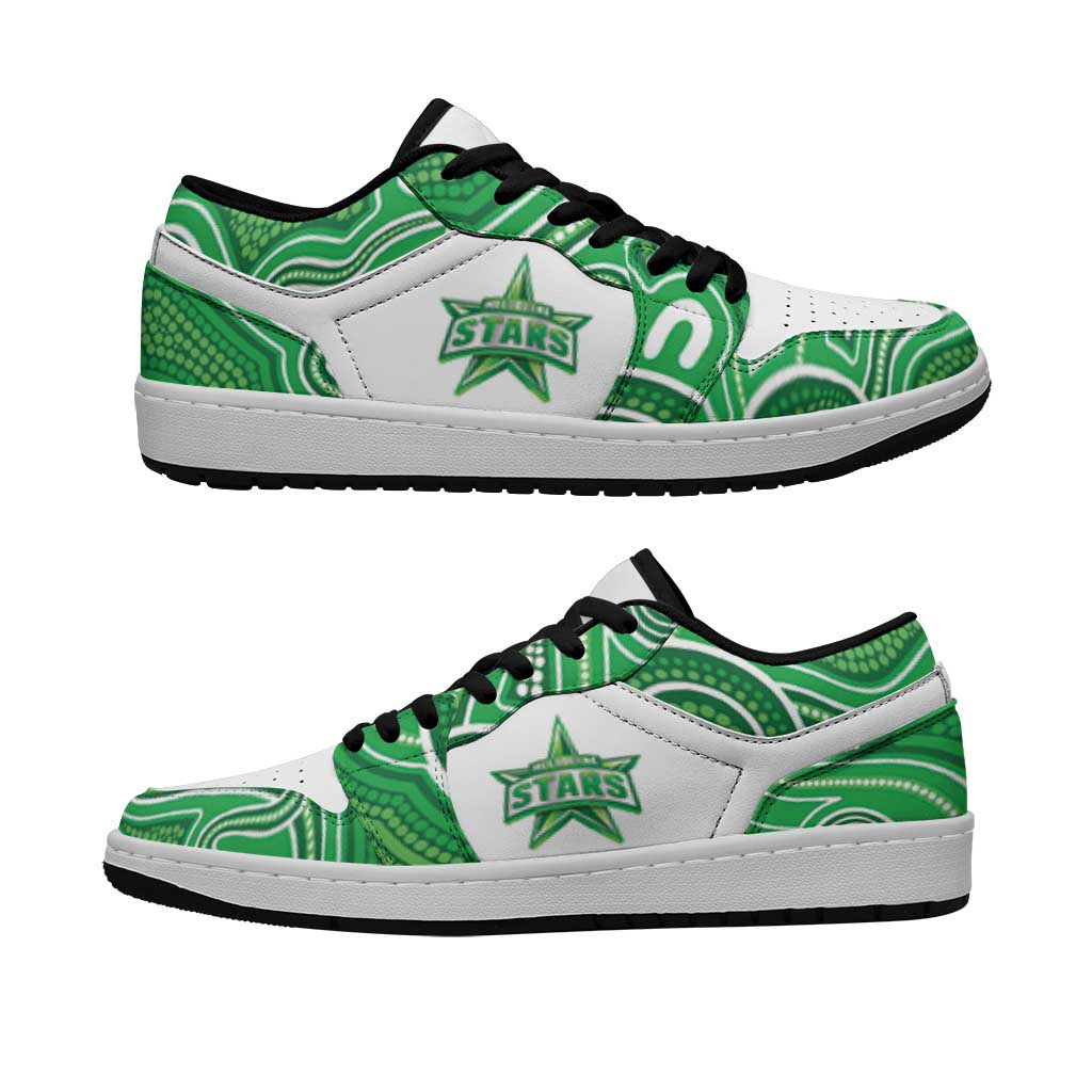 Melbourne Stars 2026 Cricket Low Sneakers Aboriginal Art