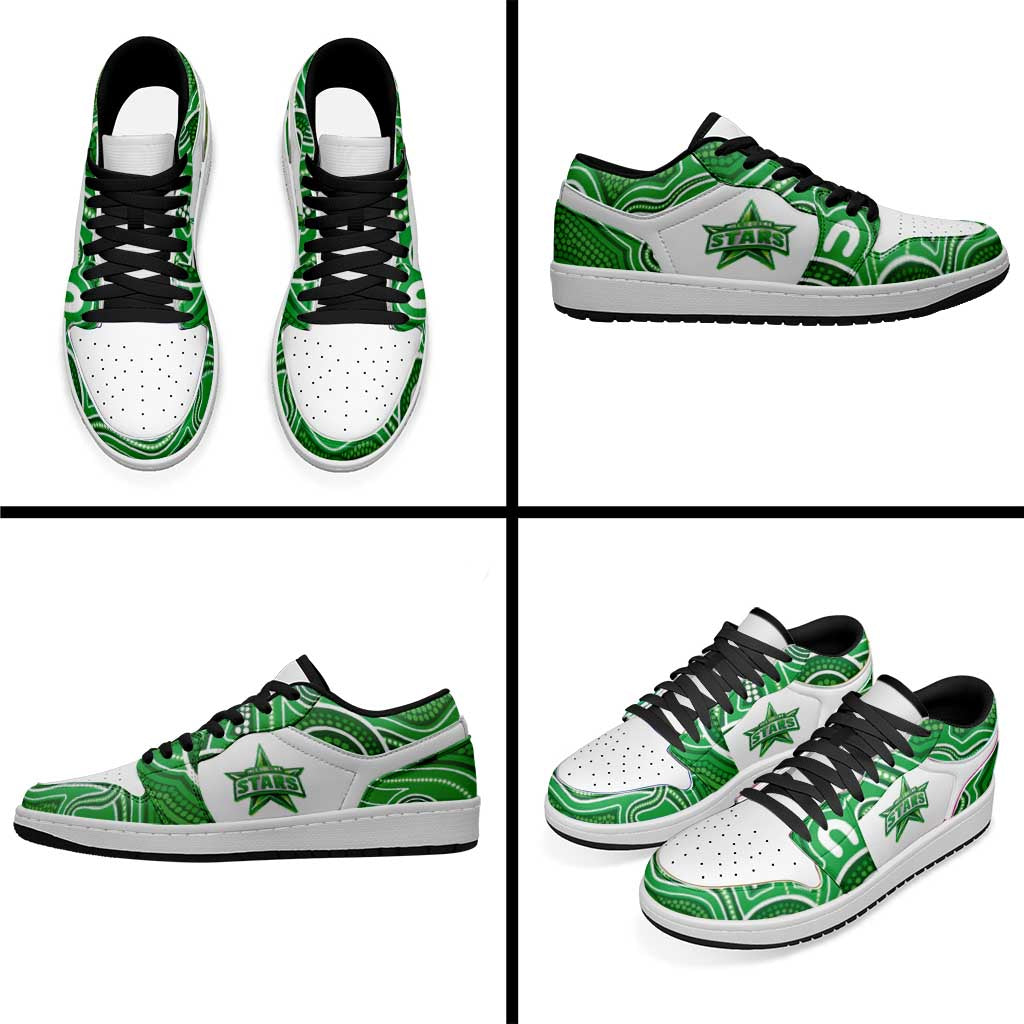 Melbourne Stars 2026 Cricket Low Sneakers Aboriginal Art