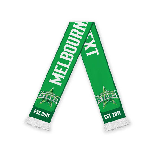 Melbourne Stars Cricket Personalised Ruffneck Scarf 2026 Go Champions