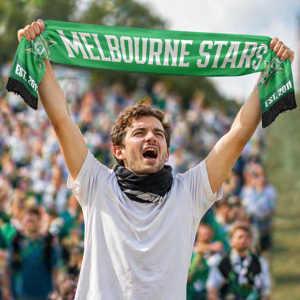 Melbourne Stars Cricket Personalised Ruffneck Scarf 2026 Go Champions