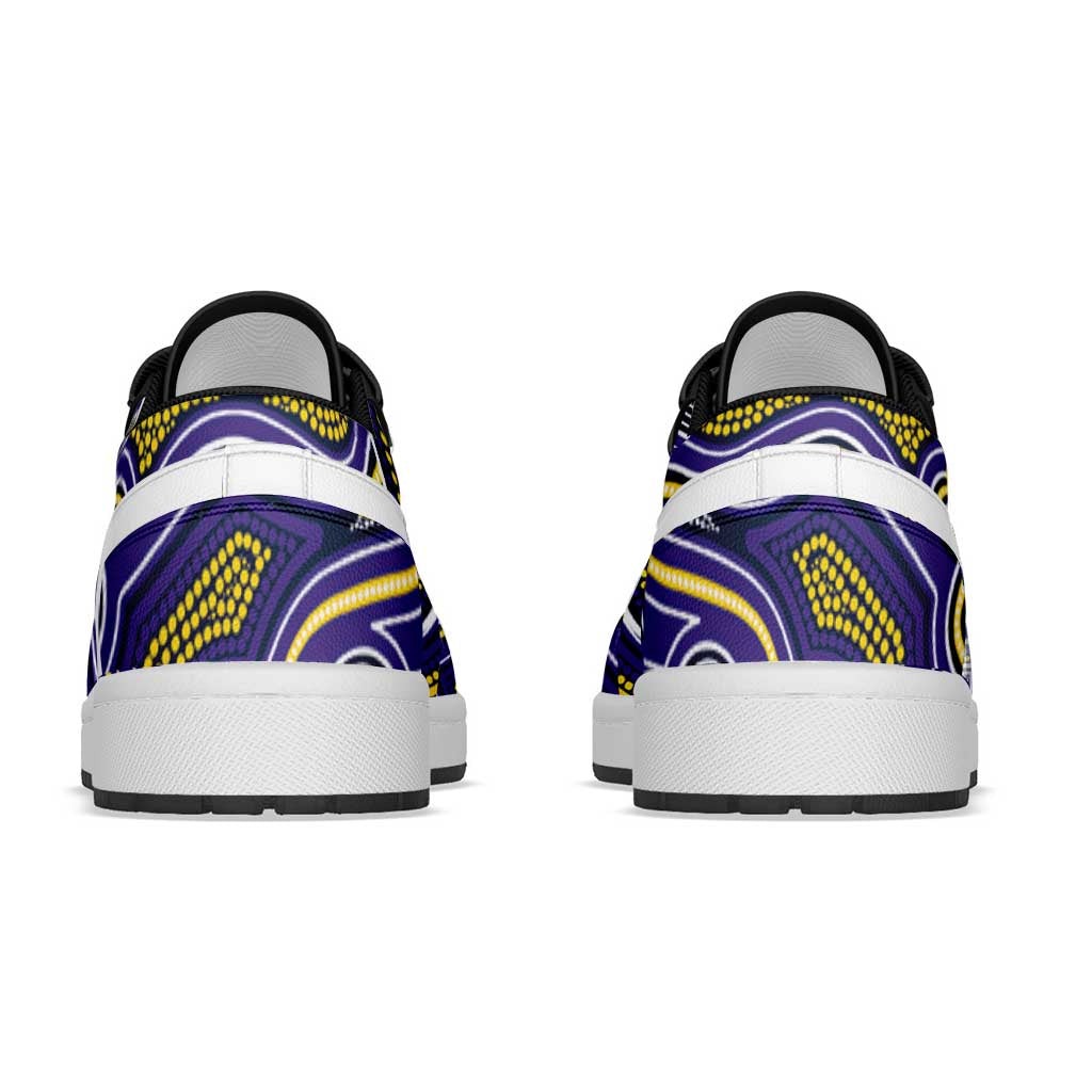 Melbourne Storm 2026 Rugby Low Sneakers Aboriginal Art
