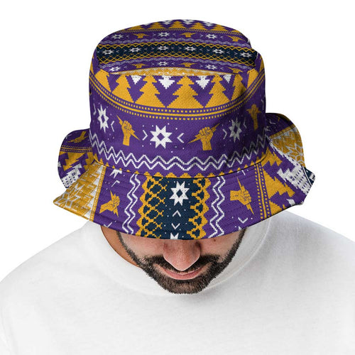 Melbourne Thunderbolt Santa Bucket Hat Christmas Rugby League Spirit - Aussie Hoodie