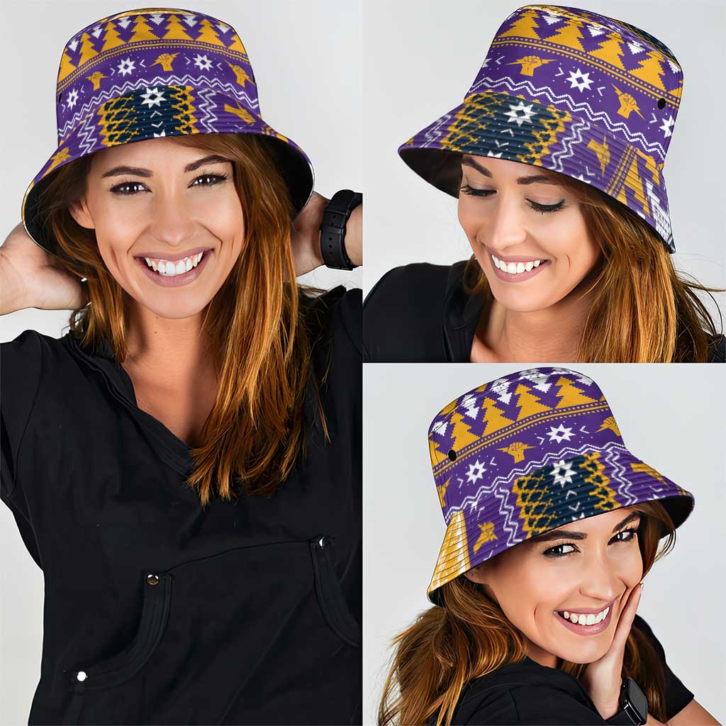 Melbourne Thunderbolt Santa Bucket Hat Christmas Rugby League Spirit - Aussie Hoodie