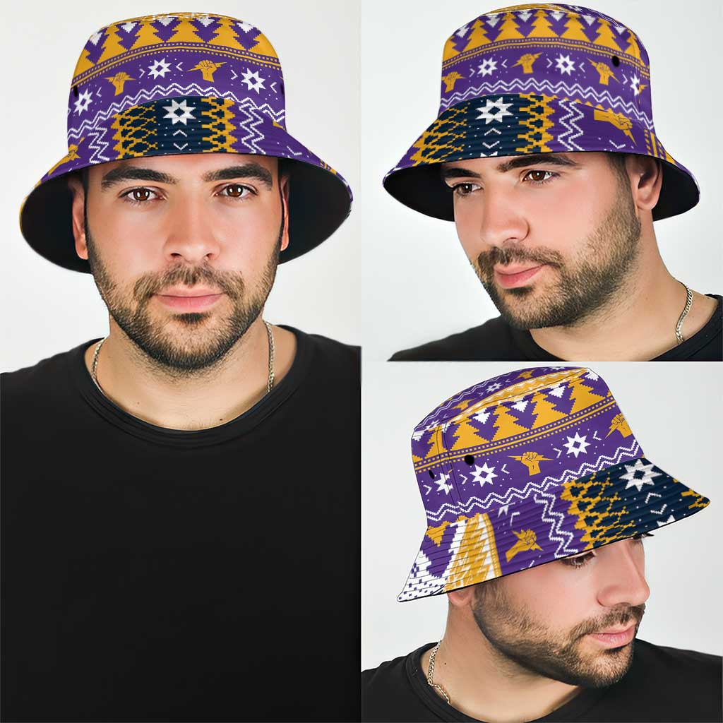 Melbourne Thunderbolt Santa Bucket Hat Christmas Rugby League Spirit - Aussie Hoodie