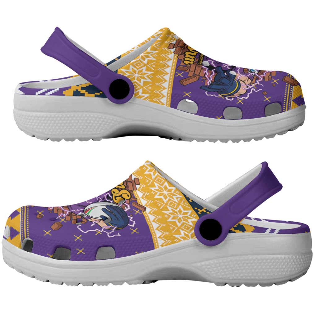 Melbourne Thunderbolt Santa Clogs Shoes Christmas Rugby League Spirit - Aussie Hoodie