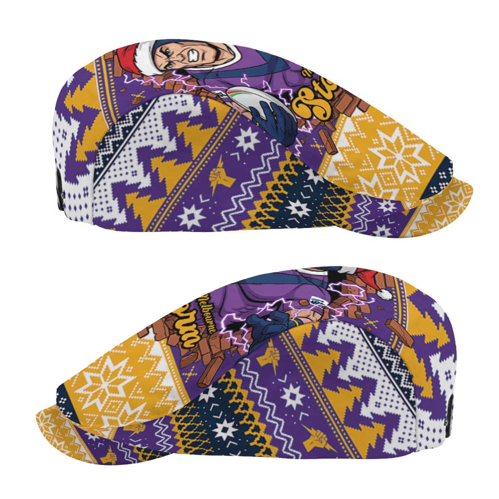 Melbourne Thunderbolt Santa Jeff Hat Christmas Rugby League Spirit - Aussie Hoodie