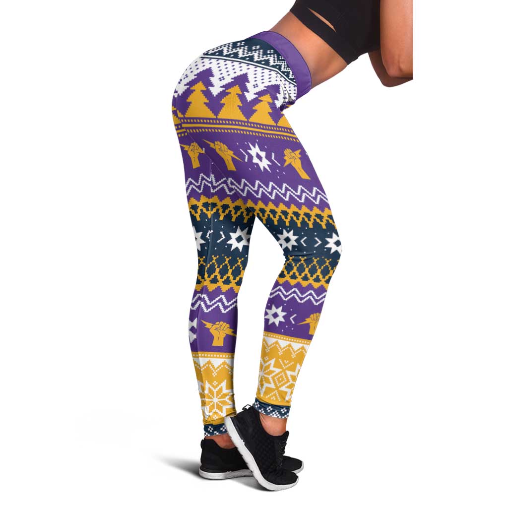 Melbourne Thunderbolt Santa Leggings Christmas Rugby League Spirit - Aussie Hoodie