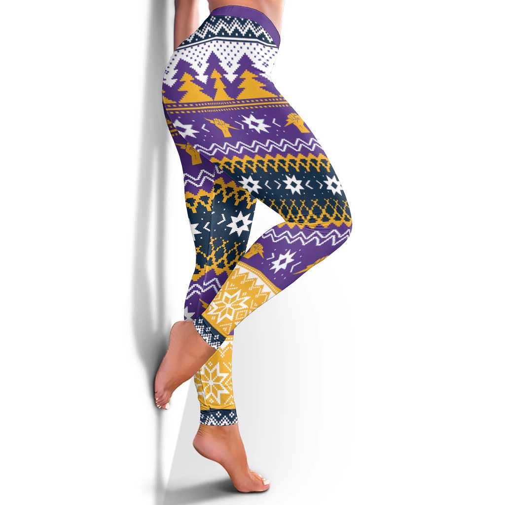 Melbourne Thunderbolt Santa Leggings Christmas Rugby League Spirit - Aussie Hoodie