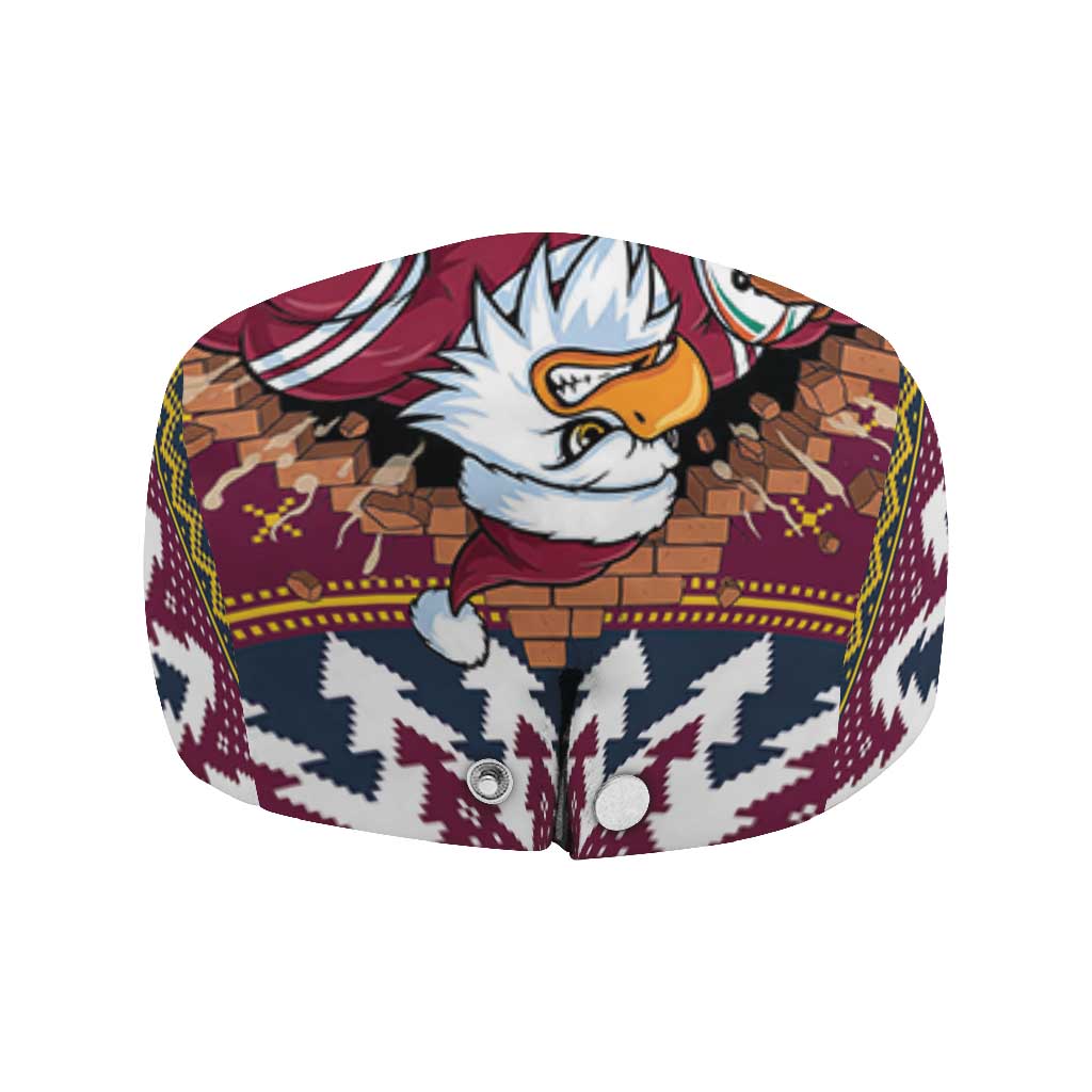 Merry Eagle Roar Jeff Hat Christmas Rugby League Spirit - Aussie Hoodie