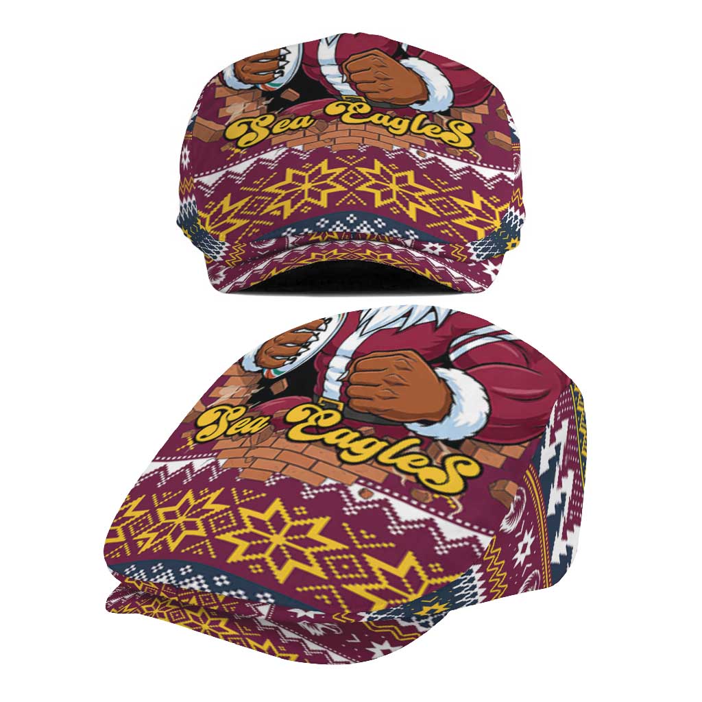 Merry Eagle Roar Jeff Hat Christmas Rugby League Spirit - Aussie Hoodie