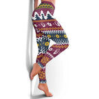Merry Eagle Roar Leggings Christmas Rugby League Spirit - Aussie Hoodie