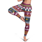 Merry Eagle Roar Leggings Christmas Rugby League Spirit - Aussie Hoodie