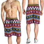 Merry Eagle Roar Shorts for Men Christmas Rugby League Spirit - Aussie Hoodie