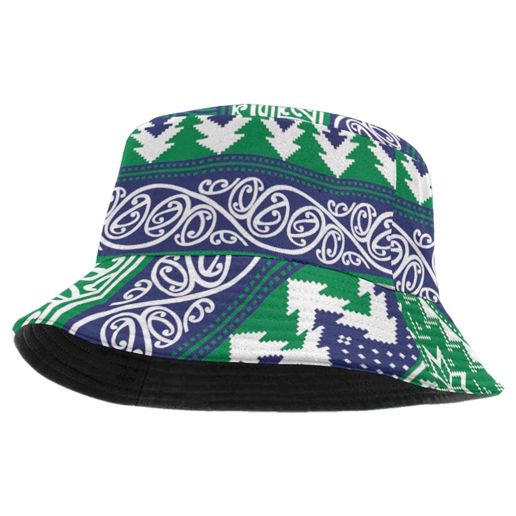Merry Haka Warriors Bucket Hat Christmas Rugby League Spirit - Aussie Hoodie