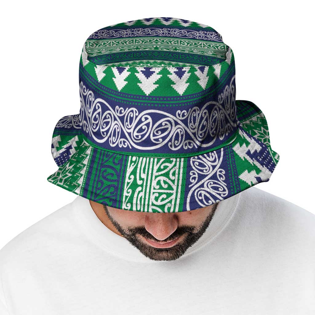 Merry Haka Warriors Bucket Hat Christmas Rugby League Spirit - Aussie Hoodie