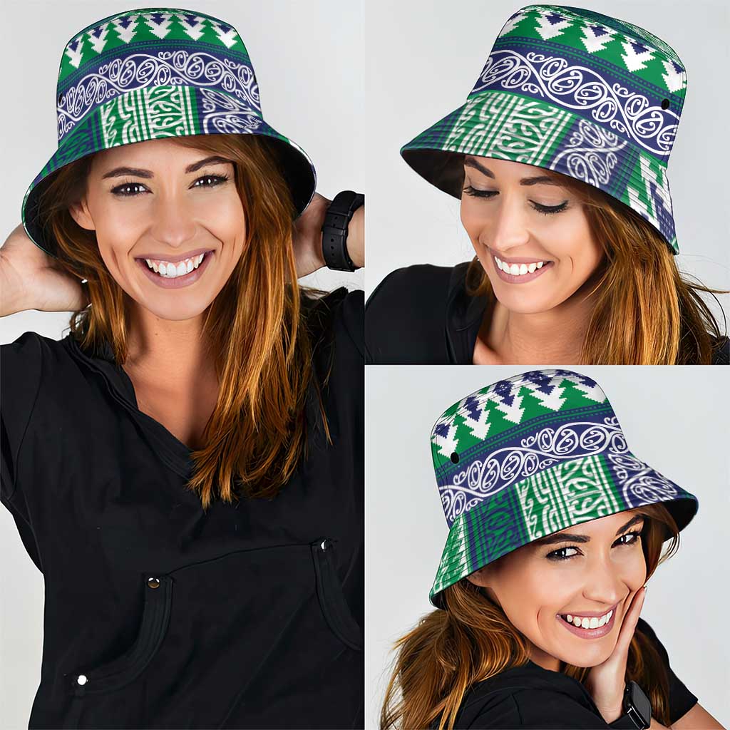 Merry Haka Warriors Bucket Hat Christmas Rugby League Spirit - Aussie Hoodie