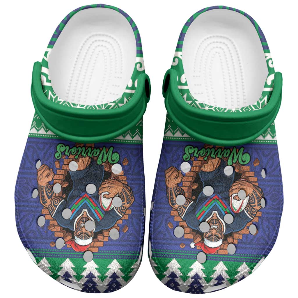 Merry Haka Warriors Clogs Shoes Christmas Rugby League Spirit - Aussie Hoodie