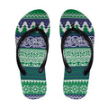 Merry Haka Warriors Flip Flops Christmas Rugby League Spirit - Aussie Hoodie