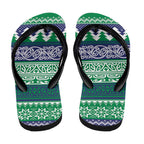 Merry Haka Warriors Flip Flops Christmas Rugby League Spirit - Aussie Hoodie