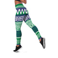 Merry Haka Warriors Leggings Christmas Rugby League Spirit - Aussie Hoodie