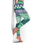 Merry Haka Warriors Leggings Christmas Rugby League Spirit - Aussie Hoodie