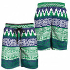 Merry Haka Warriors Shorts for Men Christmas Rugby League Spirit - Aussie Hoodie