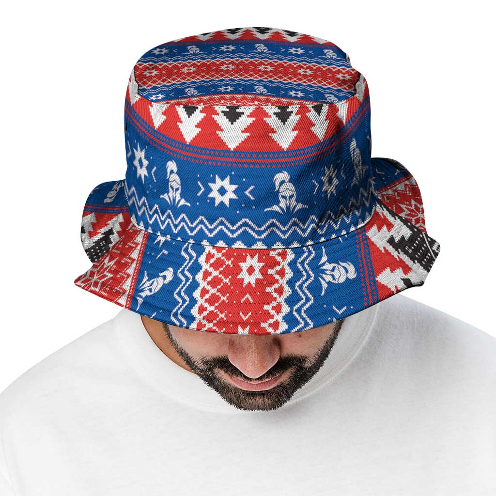 Merry Knights Newcastle Pride Bucket Hat Christmas Rugby League Spirit - Aussie Hoodie