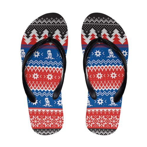 Merry Knights Newcastle Pride Flip Flops Christmas Rugby League Spirit - Aussie Hoodie
