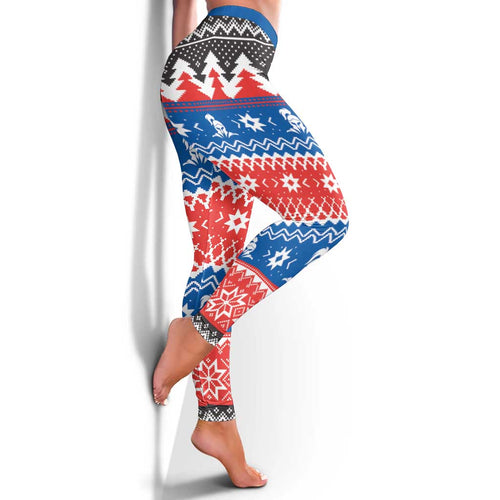 Merry Knights Newcastle Pride Leggings Christmas Rugby League Spirit - Aussie Hoodie