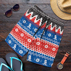 Merry Knights Newcastle Pride Shorts for Men Christmas Rugby League Spirit - Aussie Hoodie
