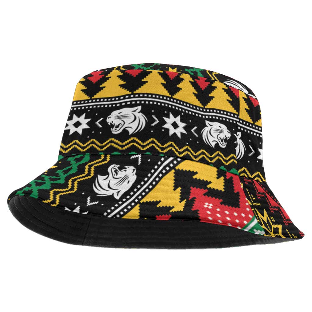 Merry Panther Roar Bucket Hat Christmas Rugby League Spirit - Aussie Hoodie