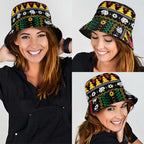 Merry Panther Roar Bucket Hat Christmas Rugby League Spirit - Aussie Hoodie