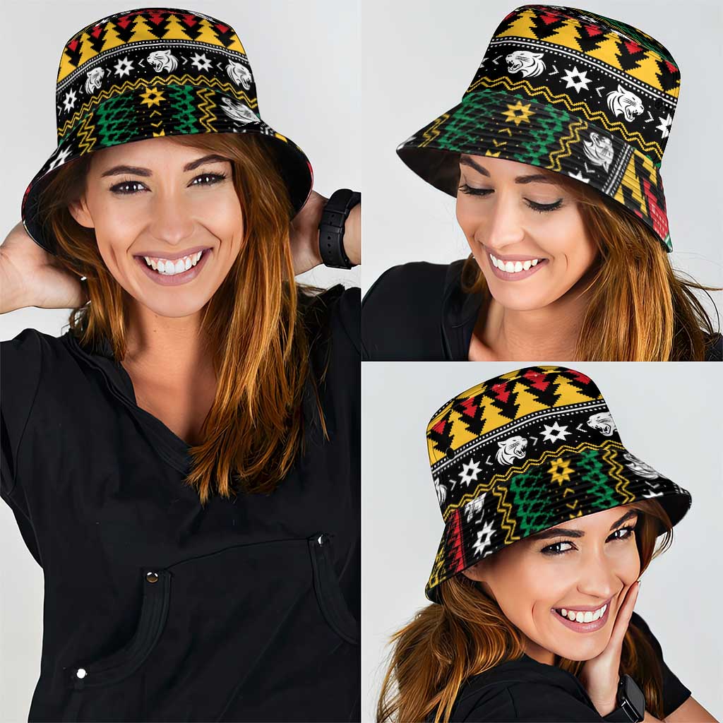 Merry Panther Roar Bucket Hat Christmas Rugby League Spirit - Aussie Hoodie