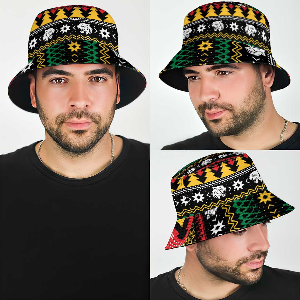 Merry Panther Roar Bucket Hat Christmas Rugby League Spirit - Aussie Hoodie