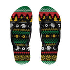 Merry Panther Roar Flip Flops Christmas Rugby League Spirit - Aussie Hoodie