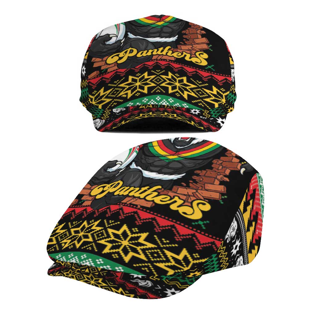 Merry Panther Roar Jeff Hat Christmas Rugby League Spirit - Aussie Hoodie