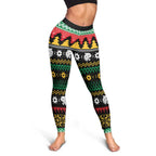 Merry Panther Roar Leggings Christmas Rugby League Spirit - Aussie Hoodie