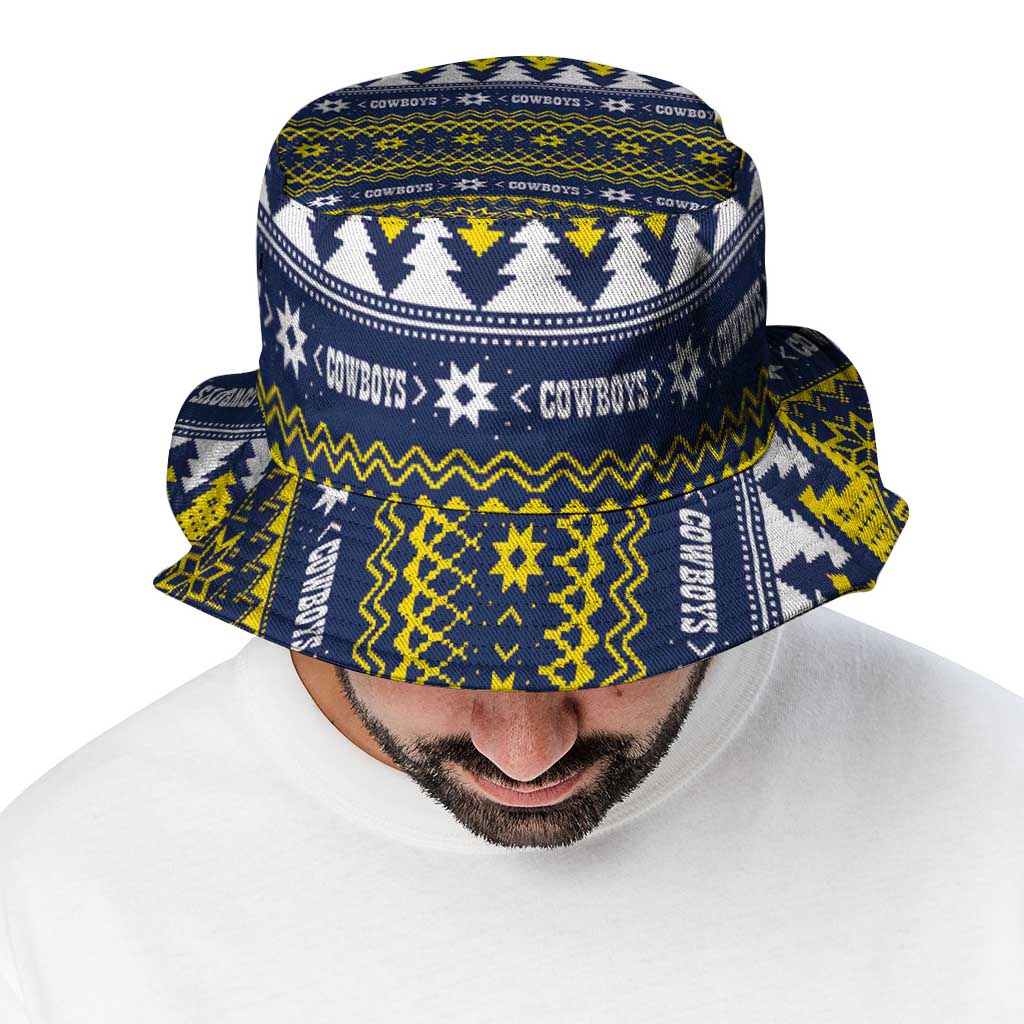 Merry Queensland Cowboys Bucket Hat Christmas Rugby League Spirit - Aussie Hoodie