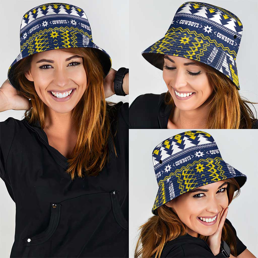 Merry Queensland Cowboys Bucket Hat Christmas Rugby League Spirit - Aussie Hoodie